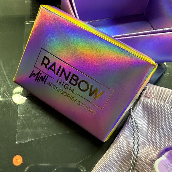 Rainbow High Mini Accessories Studio Violet Willow Crystal High Heels 👠 Violet - Picture 10 of 11